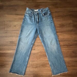 Zara Blue Wide Leg Jeans